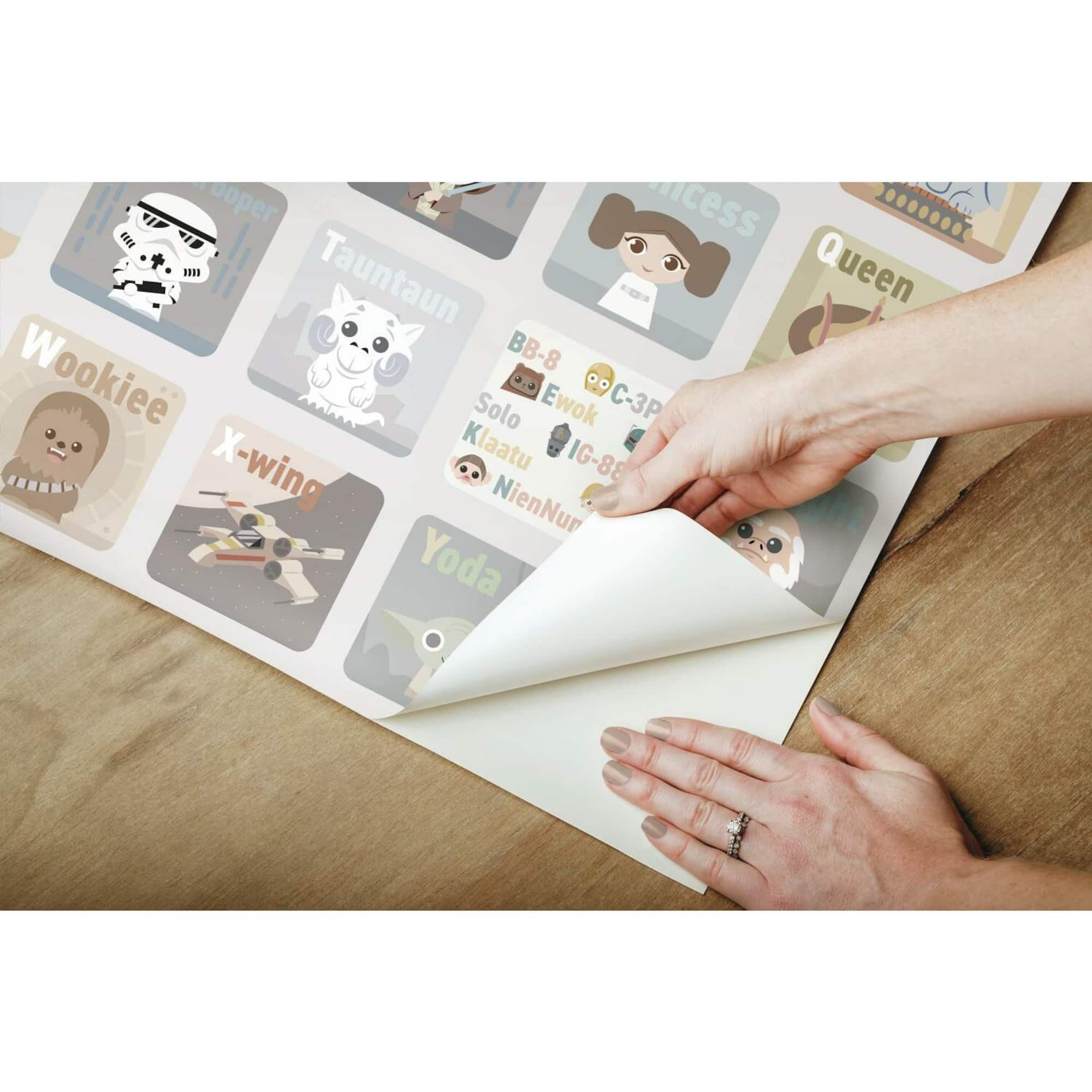 Star Wars Infant Alphabet Peel & Stick Wallpaper